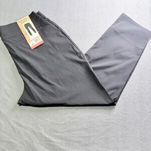 Eddie Bauer Slim Ankle Pants Gray Stretch Women's 14 NWT